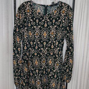 Long Sleeve Skater Dress